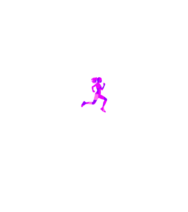 I run like a girl model alb pe tricou