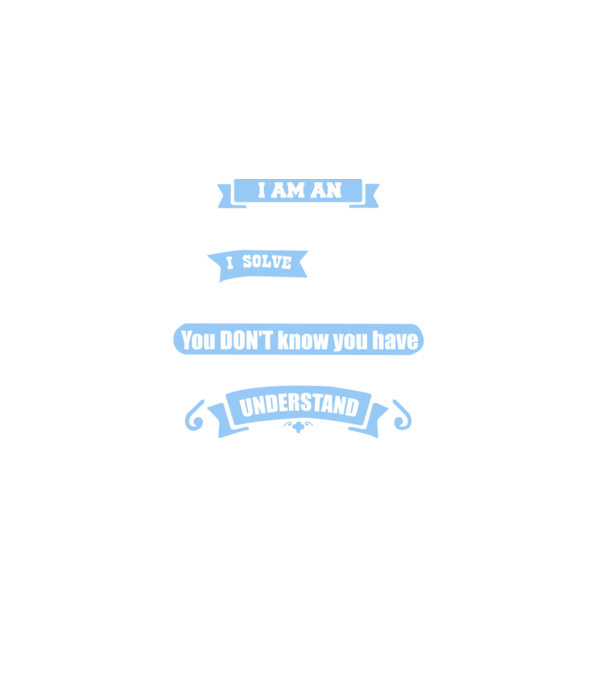 I am an accountant I solve problems model negru pe tricou