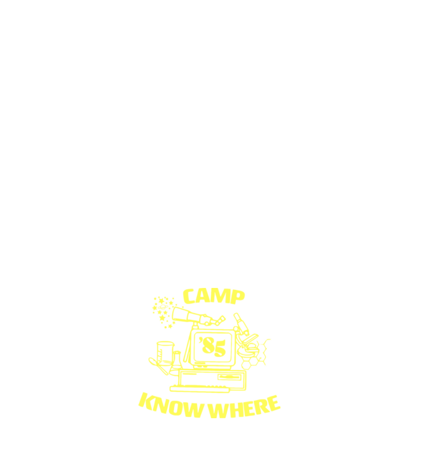 camp nowhere 85 stranger things model negru pe tricou