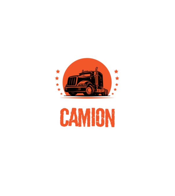Bărbatul adevărat conduce un camion model negru pe tricou