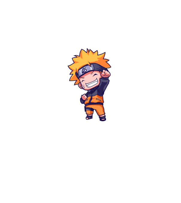 NARUTO model negru pe tricou