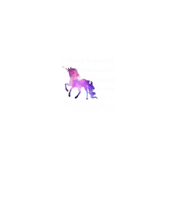 Always be UNICORN model roz deschis pe tricou
