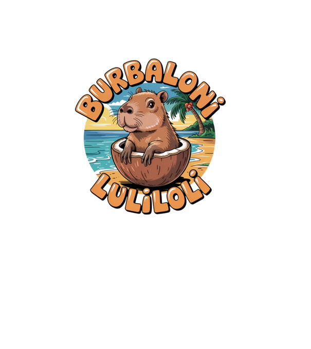 Burbaloni Luliloli model negru pe tricou