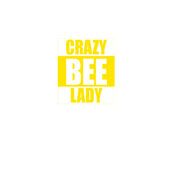 Crazy bee lady model gri pe tricou