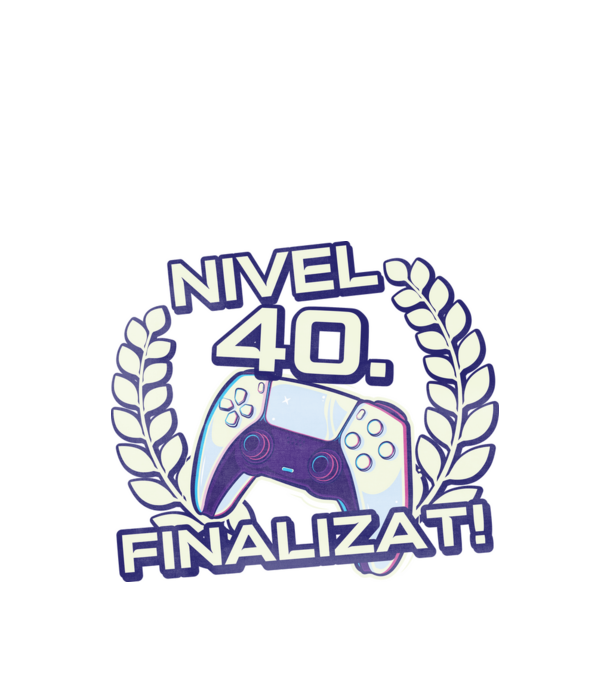 Nivel 40 finalizat! model negru pe tricou