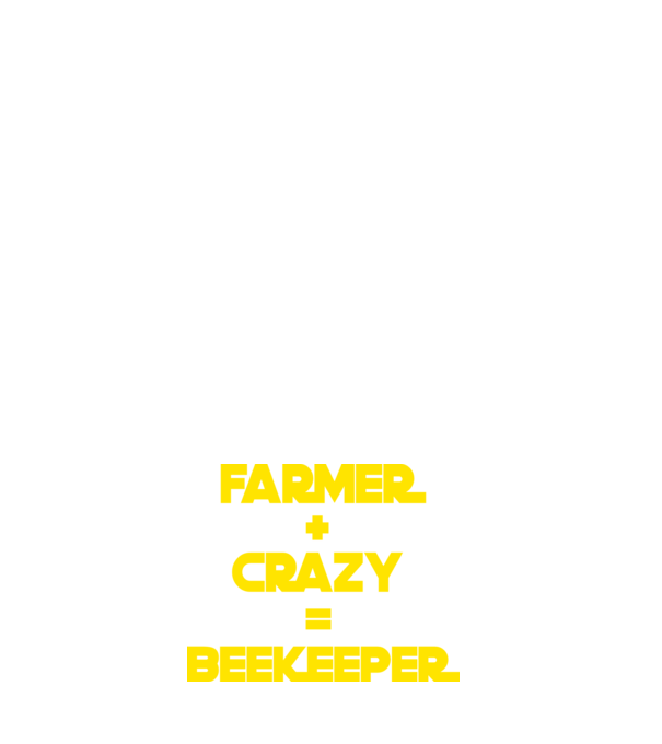 Farmer crazy beekeeper model negru pe tricou