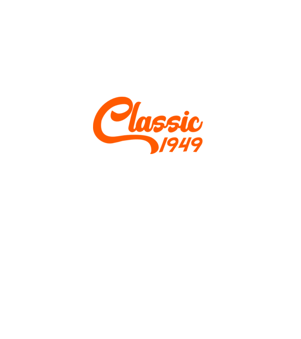 Classic 1949 model negru pe tricou