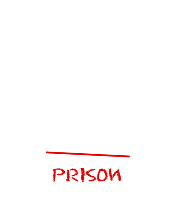 Back to prison - școală model negru pe tricou