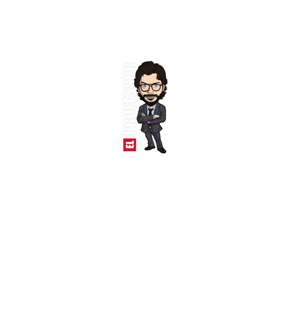 el professor drawing model negru pe tricou