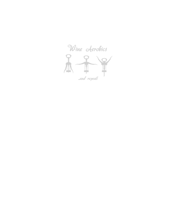 Wine Aerobics model negru pe tricou