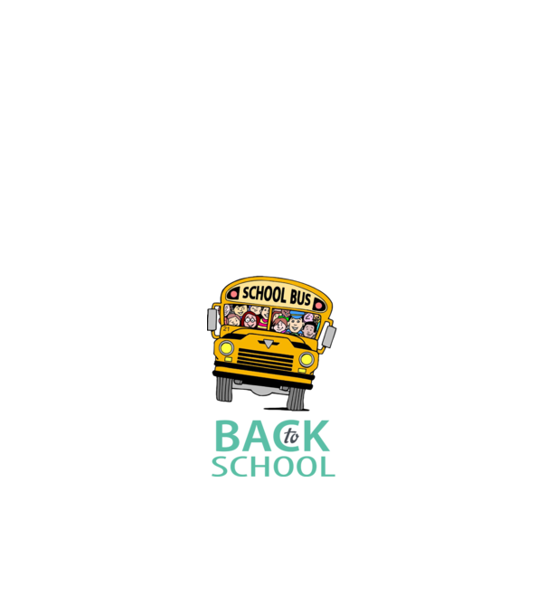 Back to school bus model negru pe tricou
