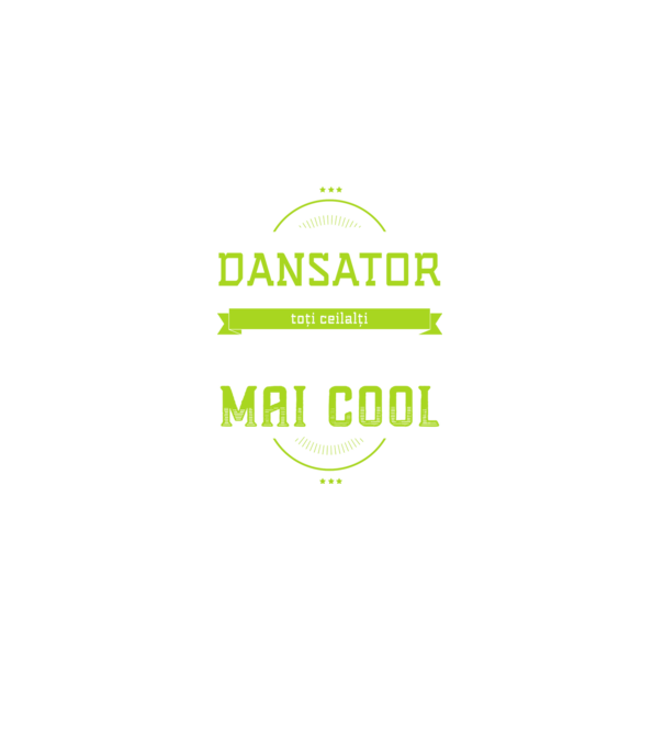 sunt dansator, la fel ca toți ceilalți, dar mult mai cool model negru pe tricou