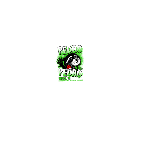 Pedro pedro christmas model negru pe tricou