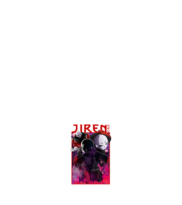 jiren dragonball model negru pe tricou