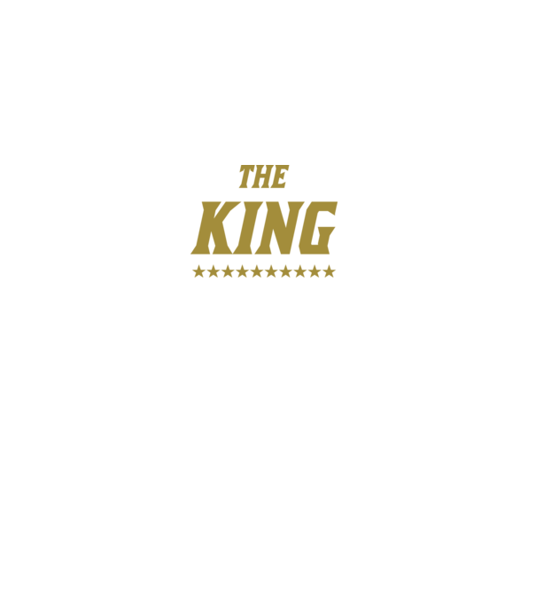 The King model gri pe tricou