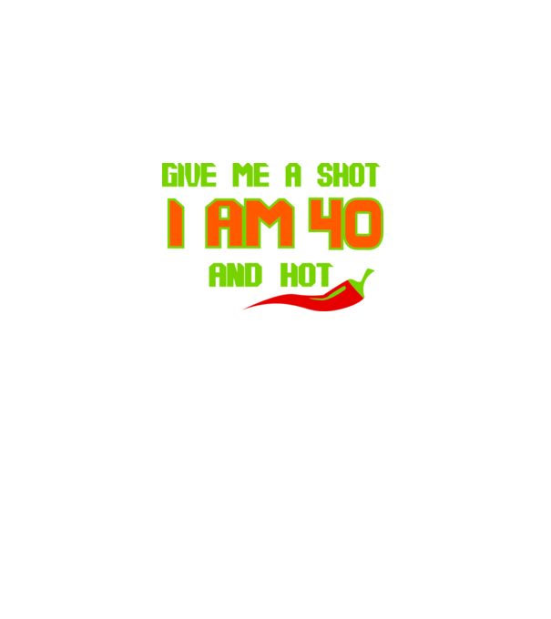 Give me a shot - 40 model gri pe tricou