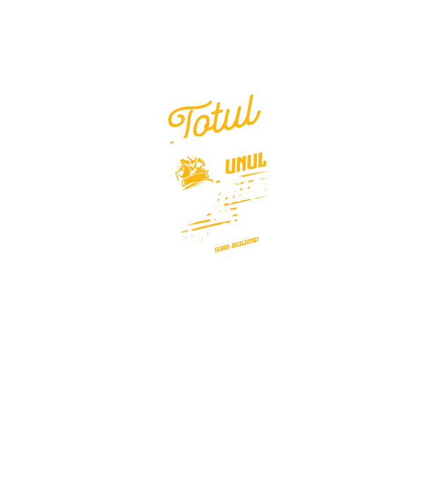 Totul este dificil pentru unul, dar nimic nu este imposibil pentru mulți! Team-building model turcoaz pe tricou