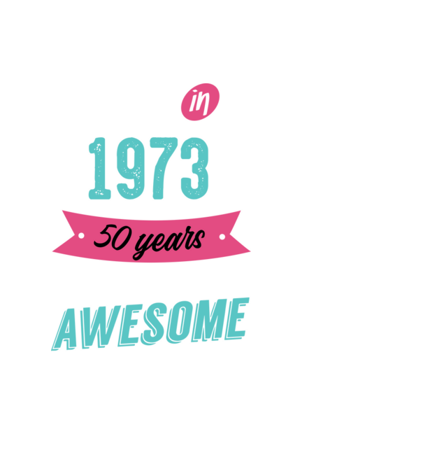 MADE IN 1973 model negru pe tricou