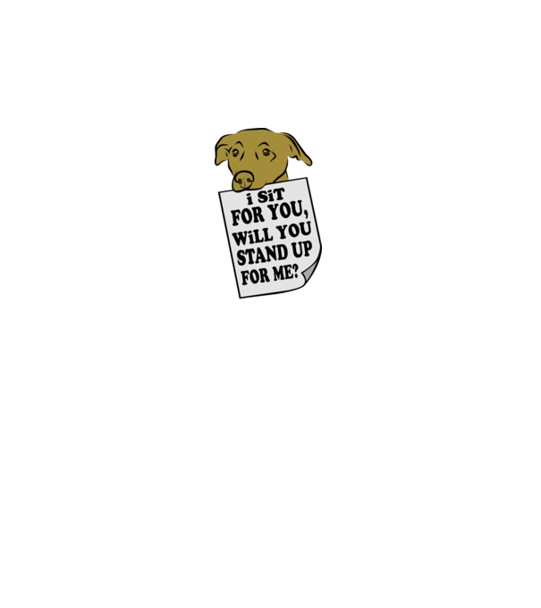 I sit for you model negru pe tricou
