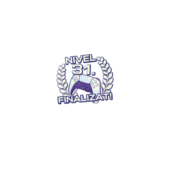 Nivel 31 finalizat! model negru pe tricou