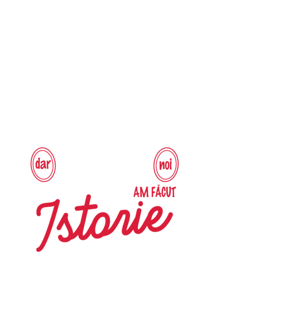 fiecare clasă - are - o istorie - Dar noi - am făcut - istorie! model negru pe tricou