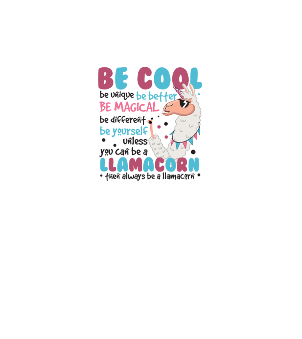 Always be a llamacorn model gri pe tricou