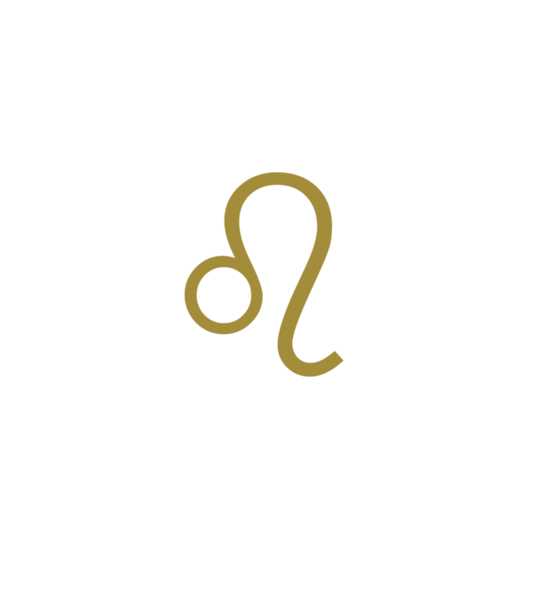 Leo Horoscope model negru pe tricou