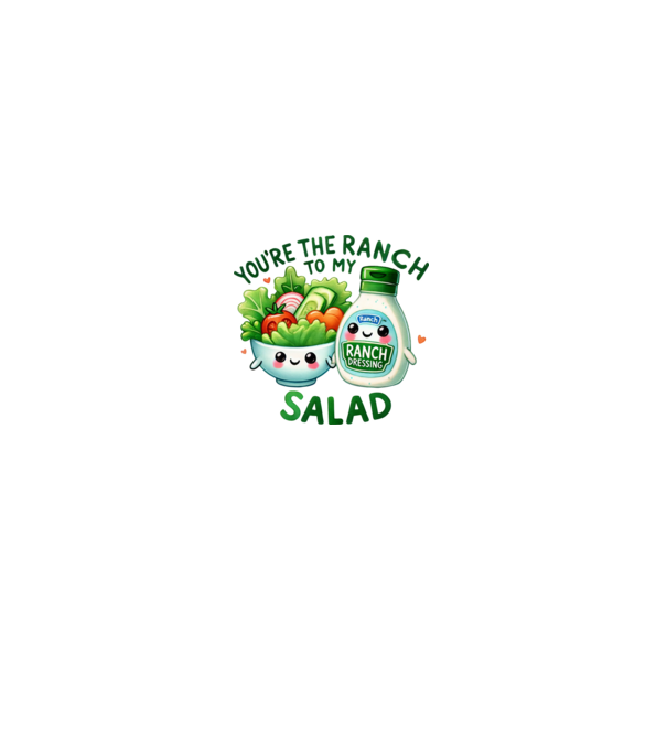 Ranch to my Salad model gri pe tricou
