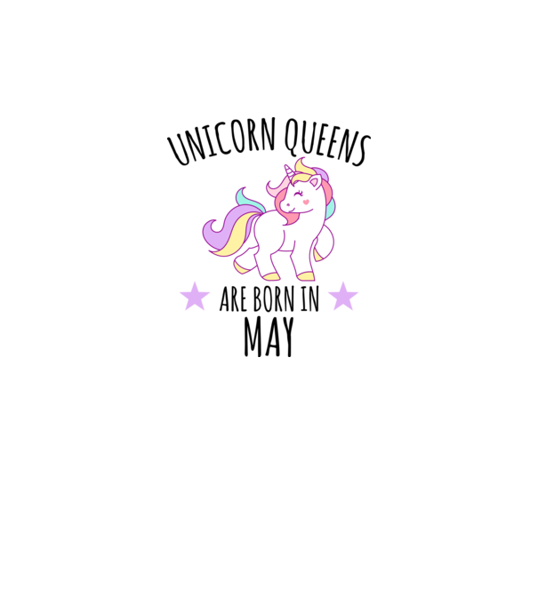 Unicorn queens are born in - May model galben neon pe tricou