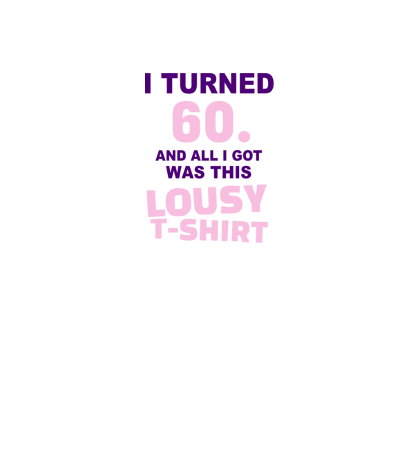 Lousy T-shirt 60 model albastru regal pe tricou