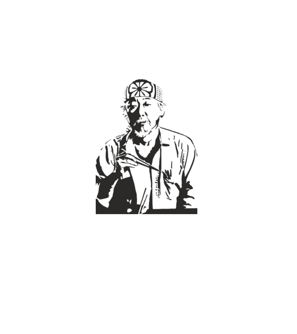 Miyagi cobra kai model alb pe tricou