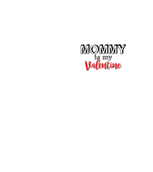 Mommy is my Valentine model galben neon pe tricou