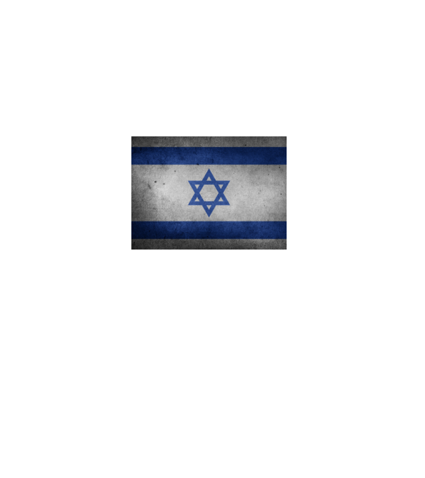 ISRAEL model negru pe tricou
