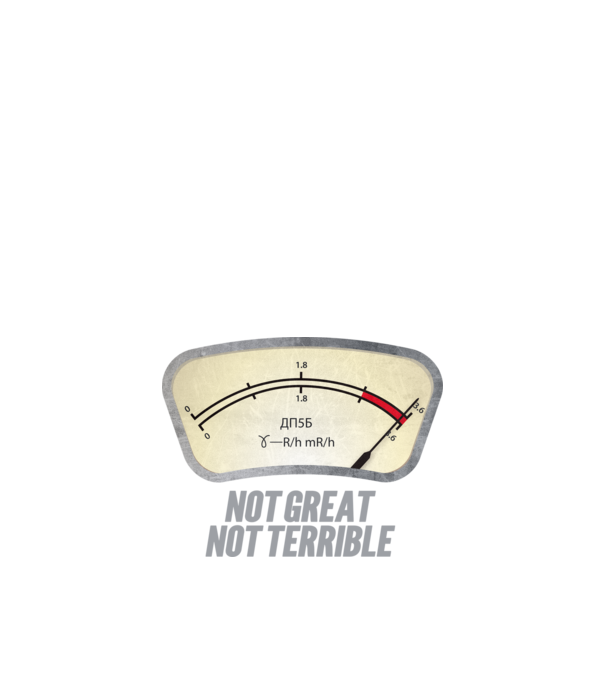 Dosimeter model nisipiu pe tricou