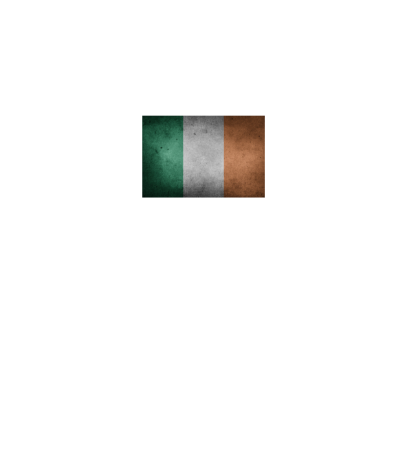 IRELAND model negru pe tricou