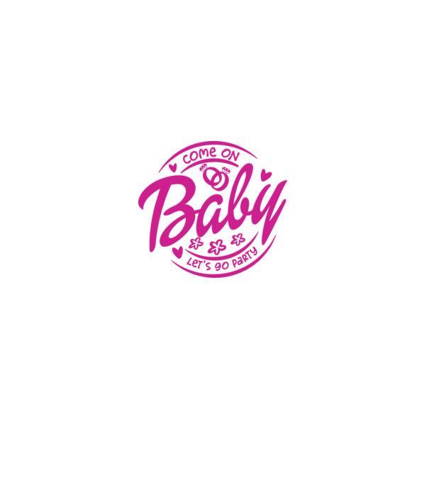 Bride Barbies Baby lets go party model alb pe tricou