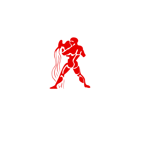 Aquarius Horoscope model alb pe tricou