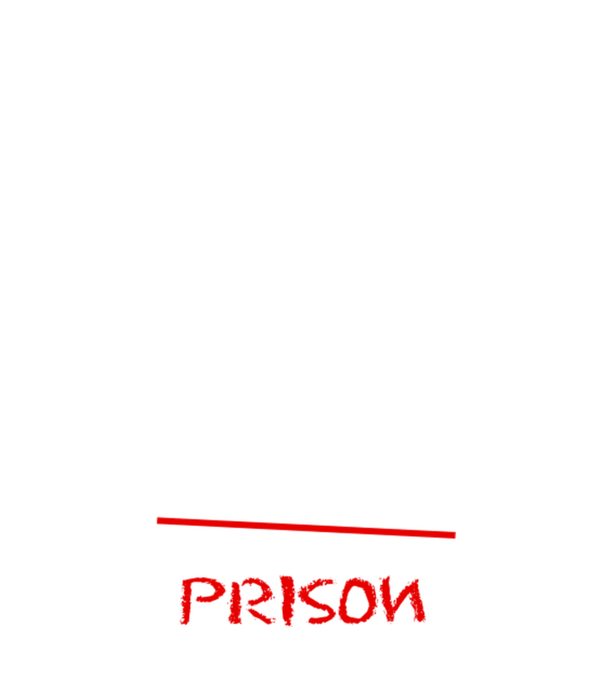 Back to prison - școală model albastru închis pe tricou