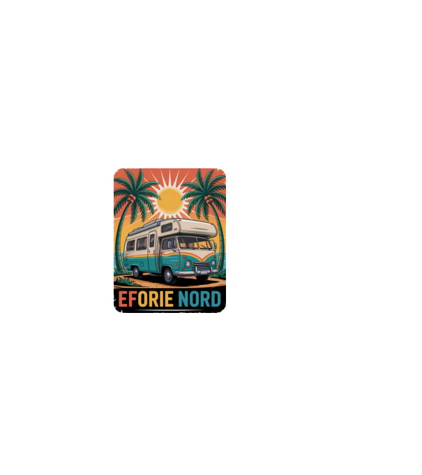 Eforie Nord model alb pe tricou