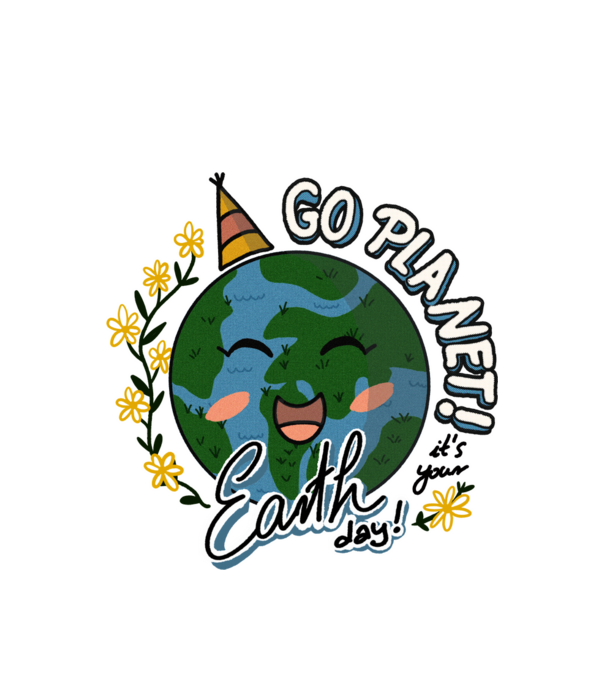 Go planet model alb pe tricou