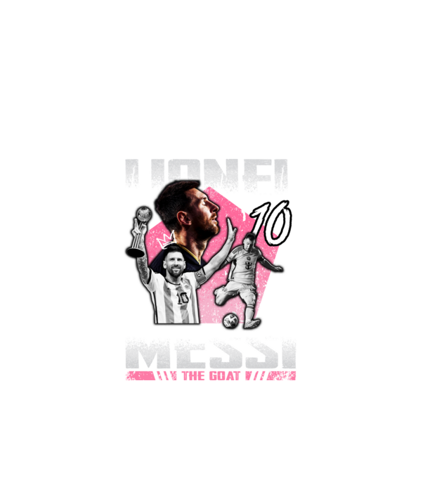 Messi tribute model negru pe tricou