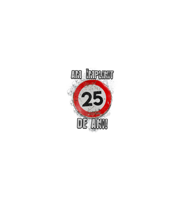 Am împlinit 27 de ani! model negru pe tricou