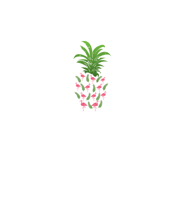 Flamingo ananas model gri pe tricou