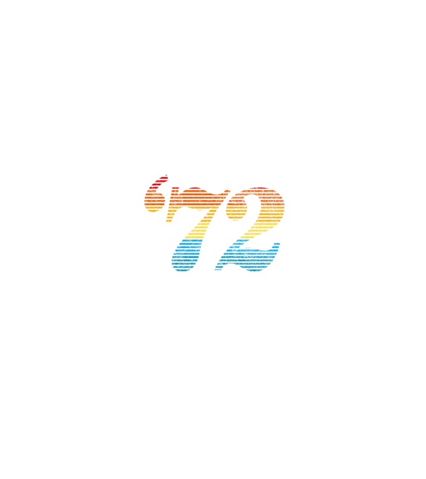 Retro Birthday 1972 model negru pe tricou