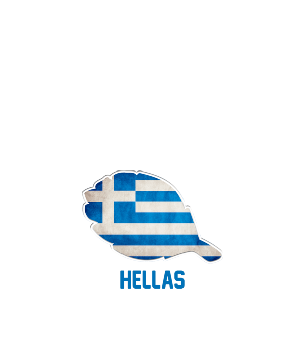 Steag grecesc model alb pe tricou