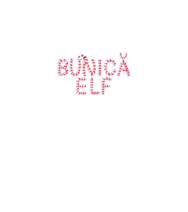 bunică elf model negru pe tricou