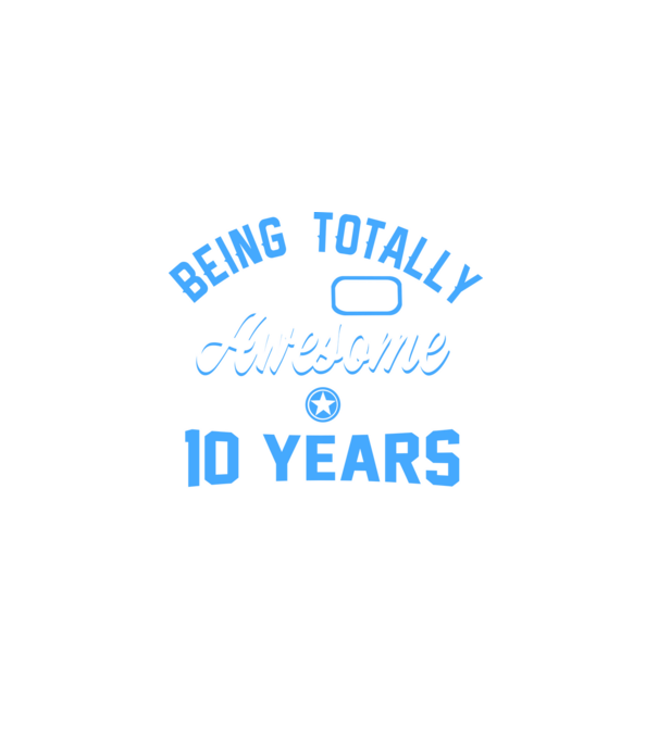 Being totally awesome 10 model negru pe tricou