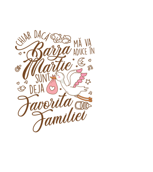Favorita familiei MARTIE model negru pe tricou