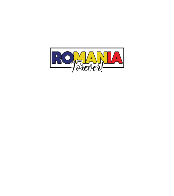 Romania forever model alb pe tricou