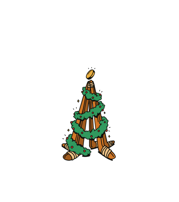 Hockey tree model alb pe tricou